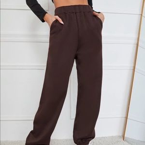 Chocolate brown sweats